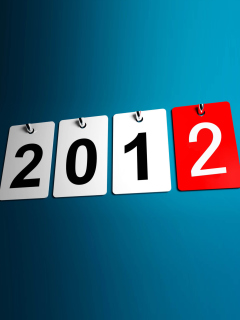 Sfondi New Year 2012 240x320