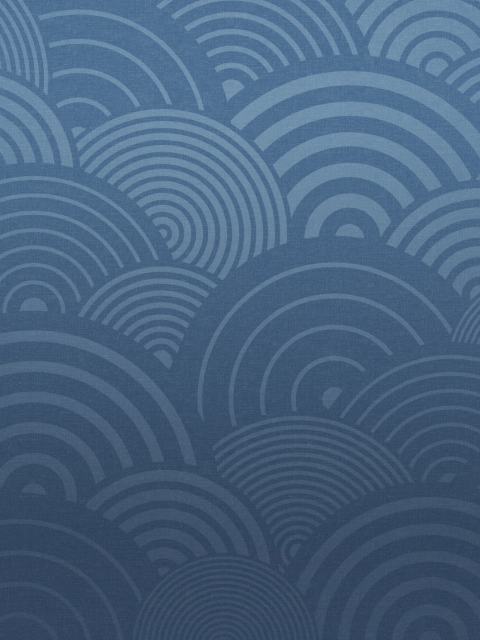 Das Blue Circles Wallpaper 480x640
