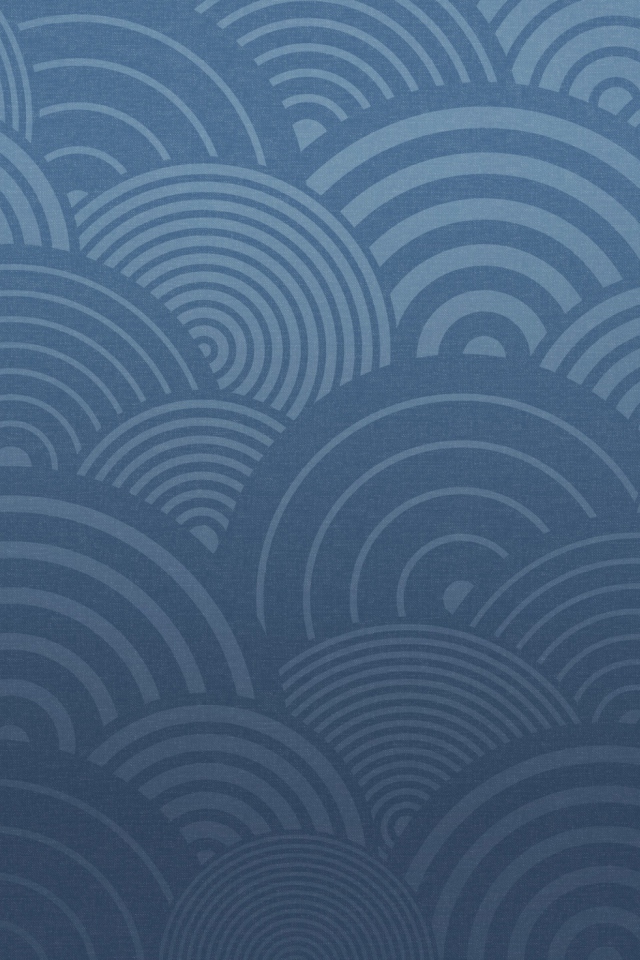 Das Blue Circles Wallpaper 640x960