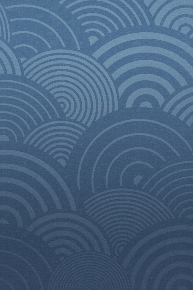 Fondo de pantalla Blue Circles 640x960