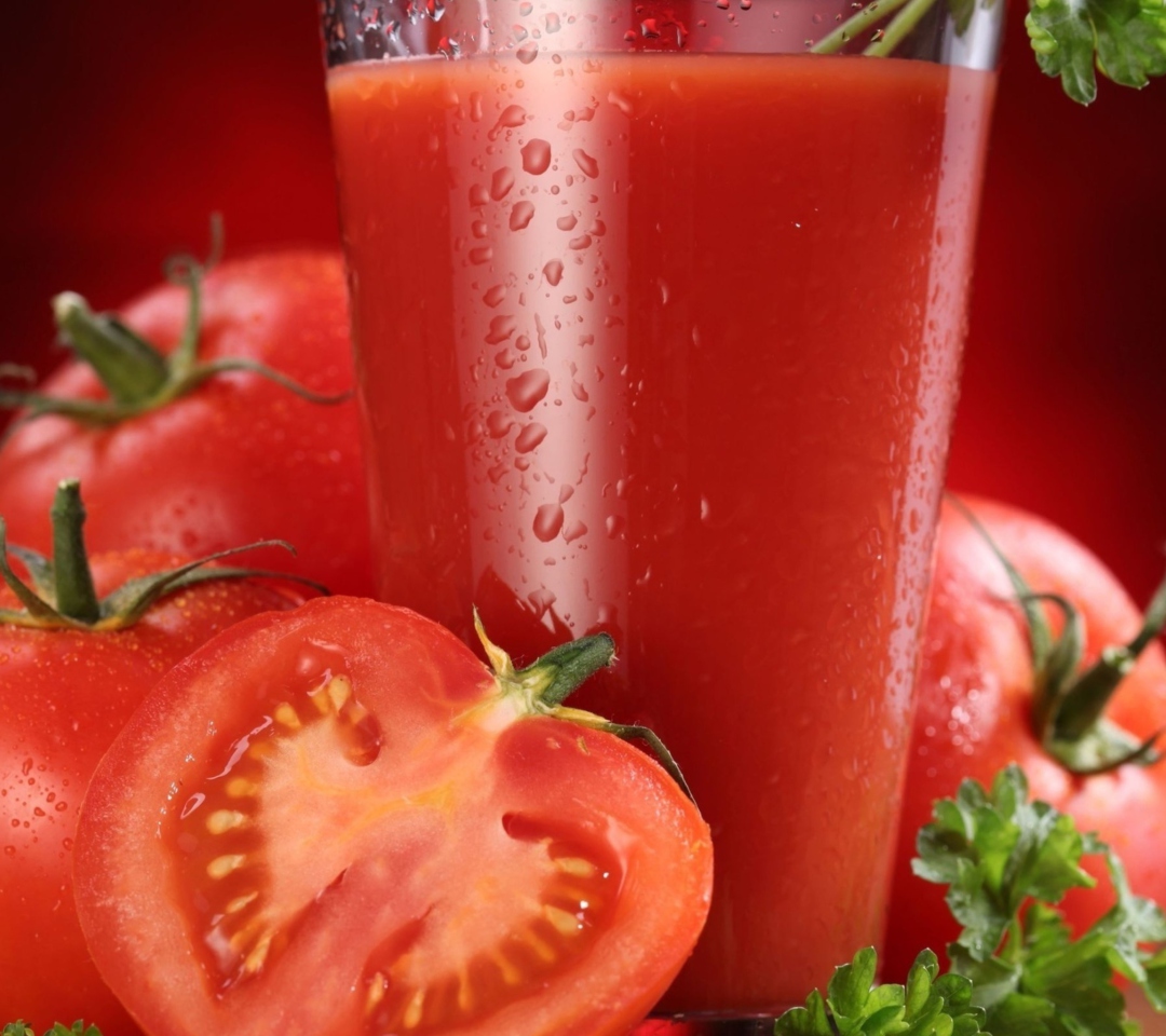 Обои Fresh Tomatoe Juice 1080x960