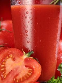Das Fresh Tomatoe Juice Wallpaper 240x320