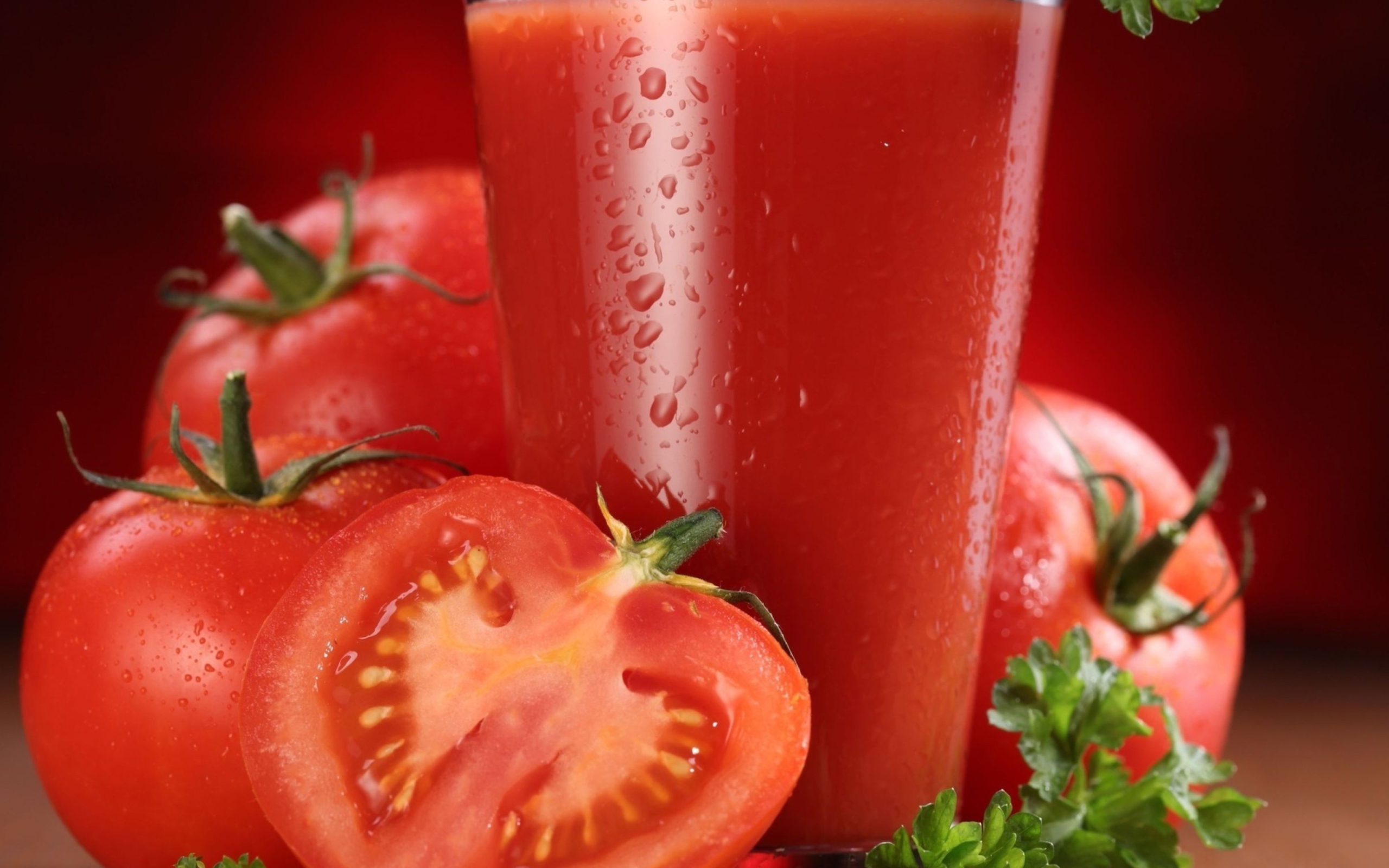 Fresh Tomatoe Juice wallpaper 2560x1600
