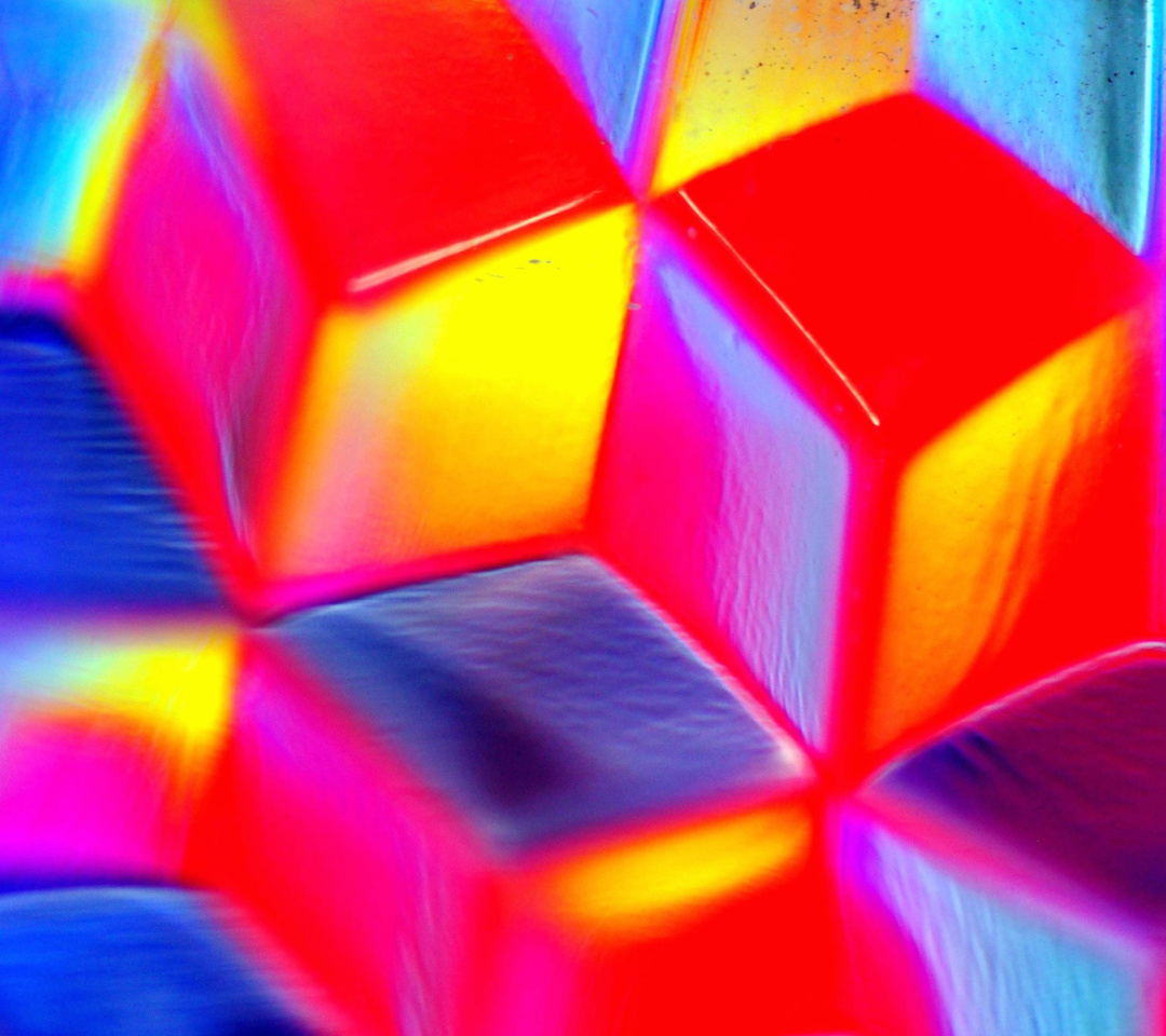 Das Colorful Cubes 3D Wallpaper 1080x960