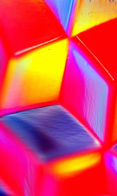 Colorful Cubes 3D wallpaper 240x400