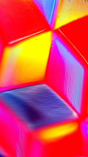 Das Colorful Cubes 3D Wallpaper 360x640