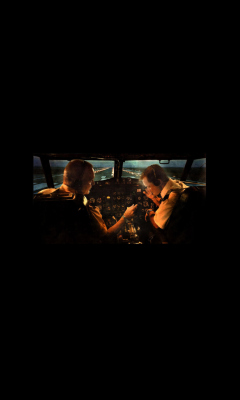 Обои Pilots Smoking 240x400