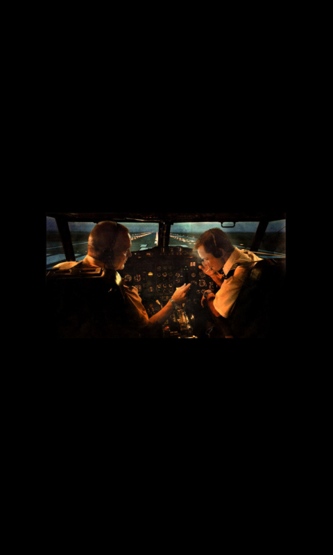 Обои Pilots Smoking 480x800