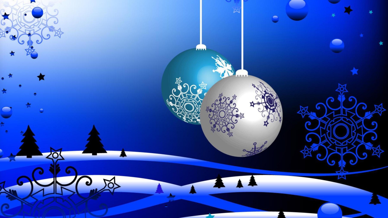 Screenshot №1 pro téma Christmas Balls 1280x720