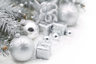 Silver Christmas - Fondos de pantalla gratis 