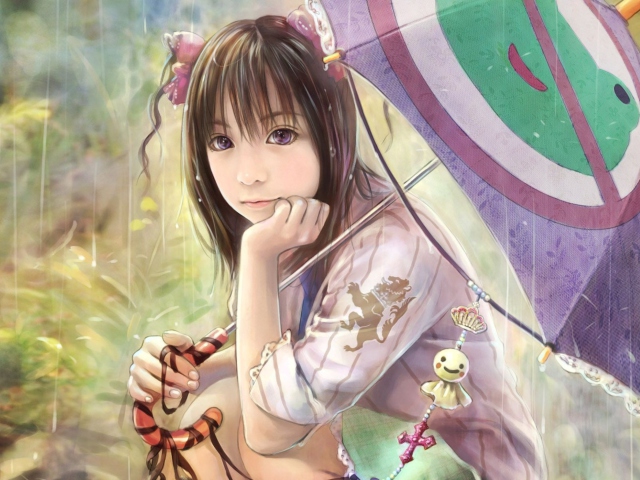 Fondo de pantalla Chinese Girl 640x480