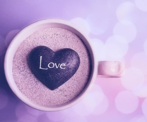 Love In Cup wallpaper 480x400