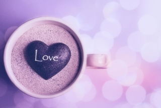 Kostenloses Love In Cup Wallpaper für Android, iPhone und iPad