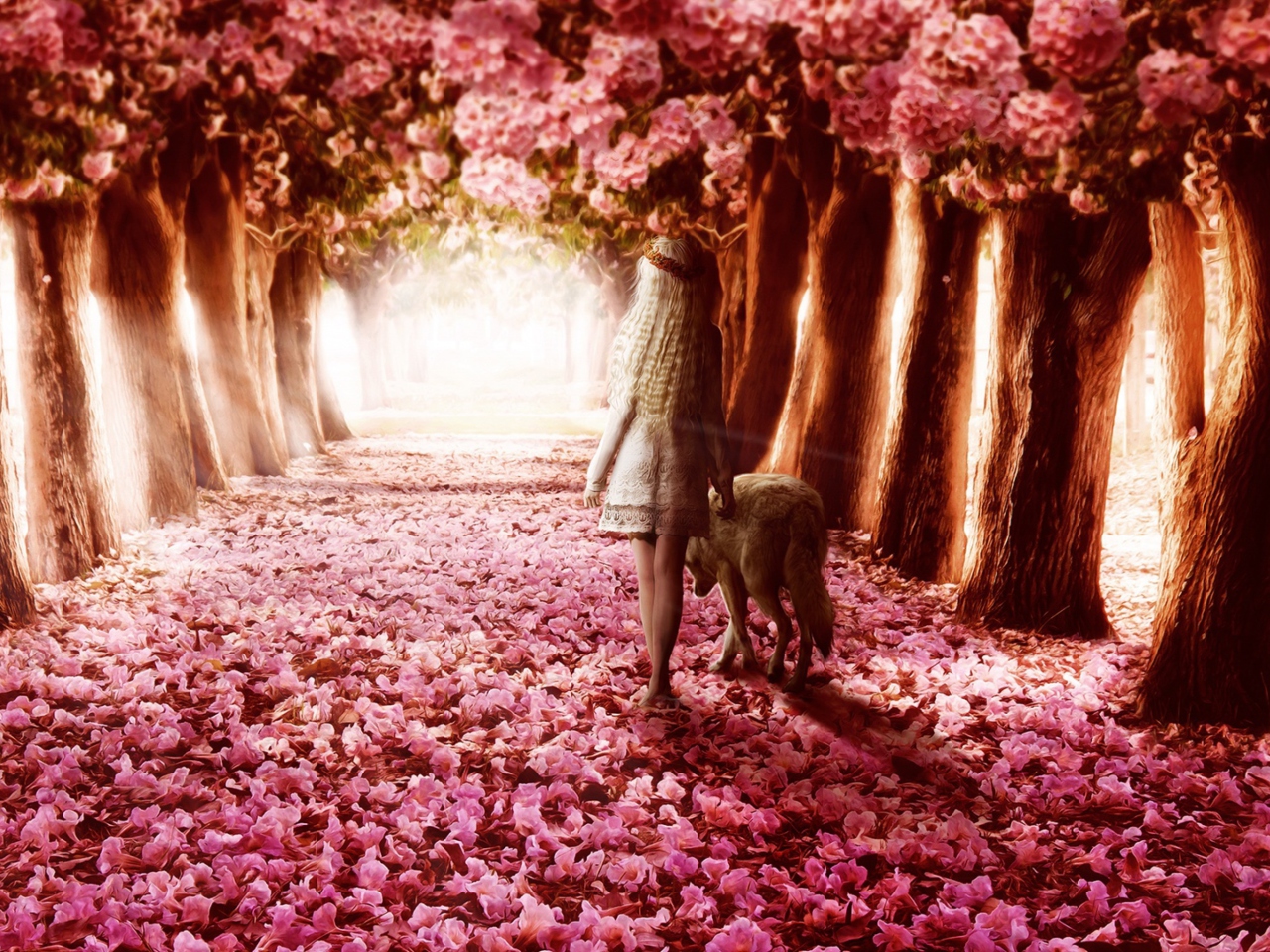 Flower Forest wallpaper 1280x960