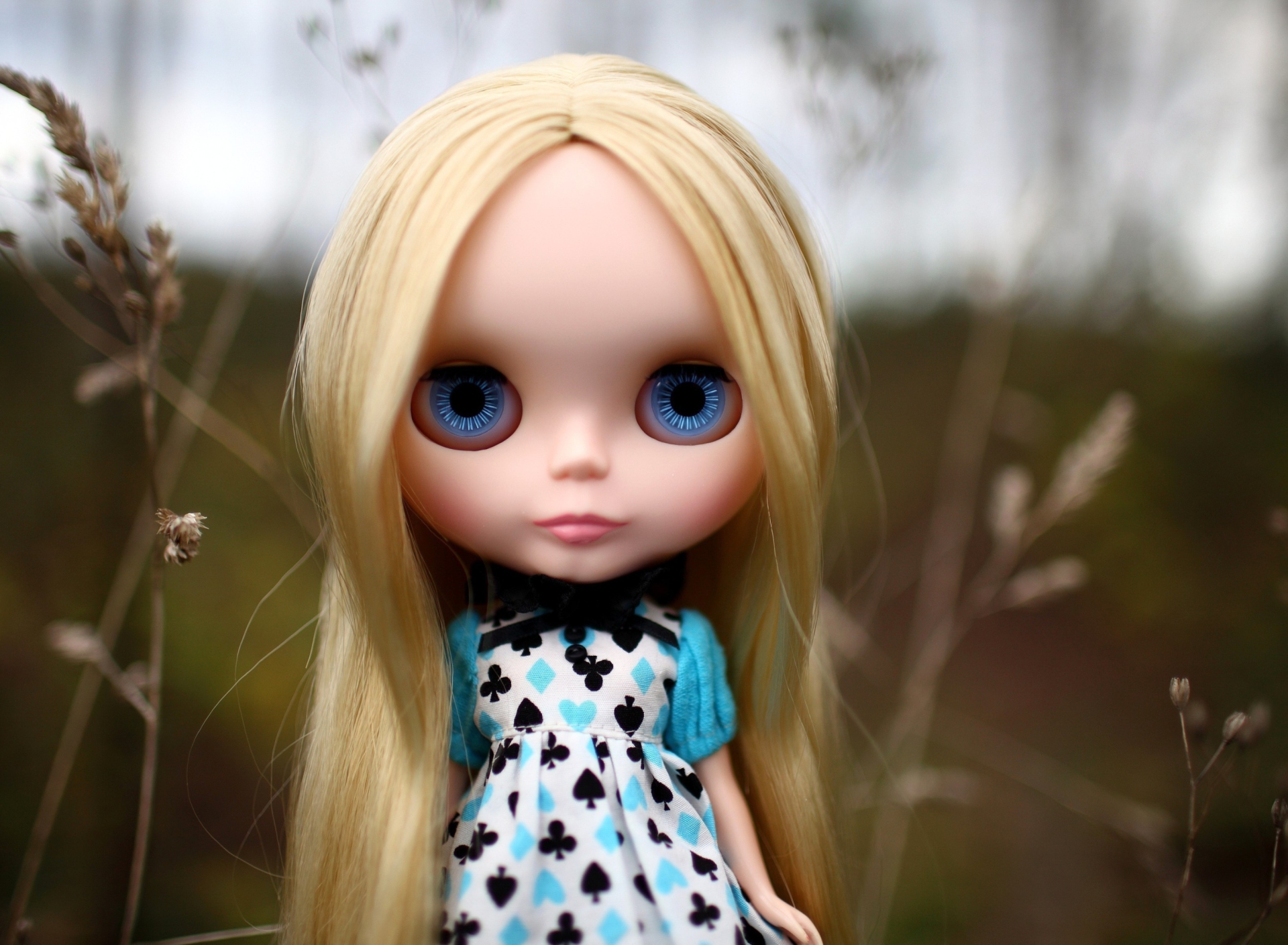 Blonde China Doll With Blue Eyes screenshot #1 1920x1408