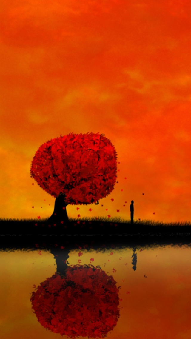 Fondo de pantalla Autumn Tree 640x1136