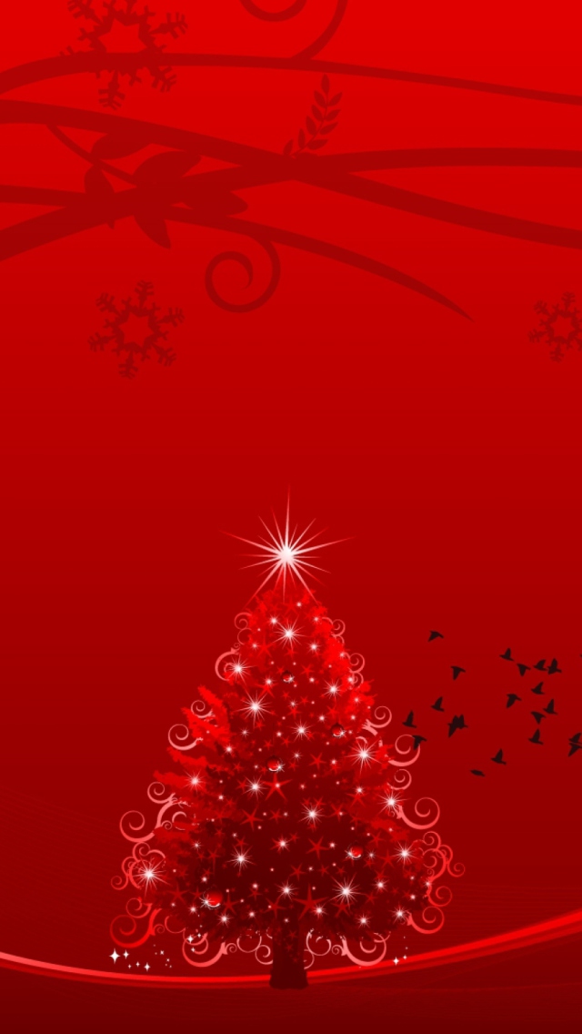 Christmas Magic Ornament wallpaper 640x1136
