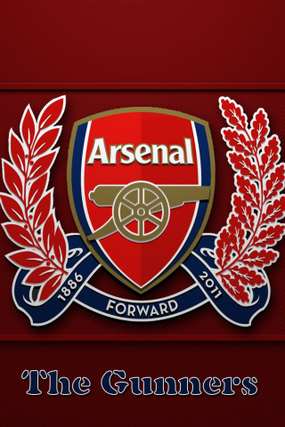 Das FC Arsenal Wallpaper 320x480
