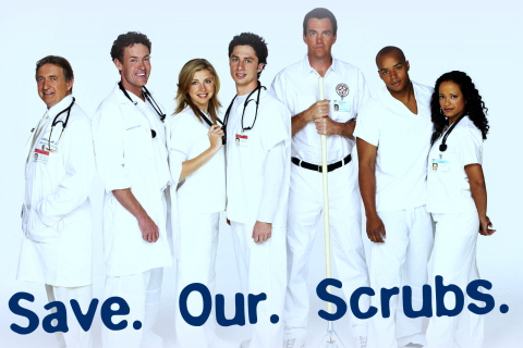 Das Save Our Scrubs Wallpaper 480x320