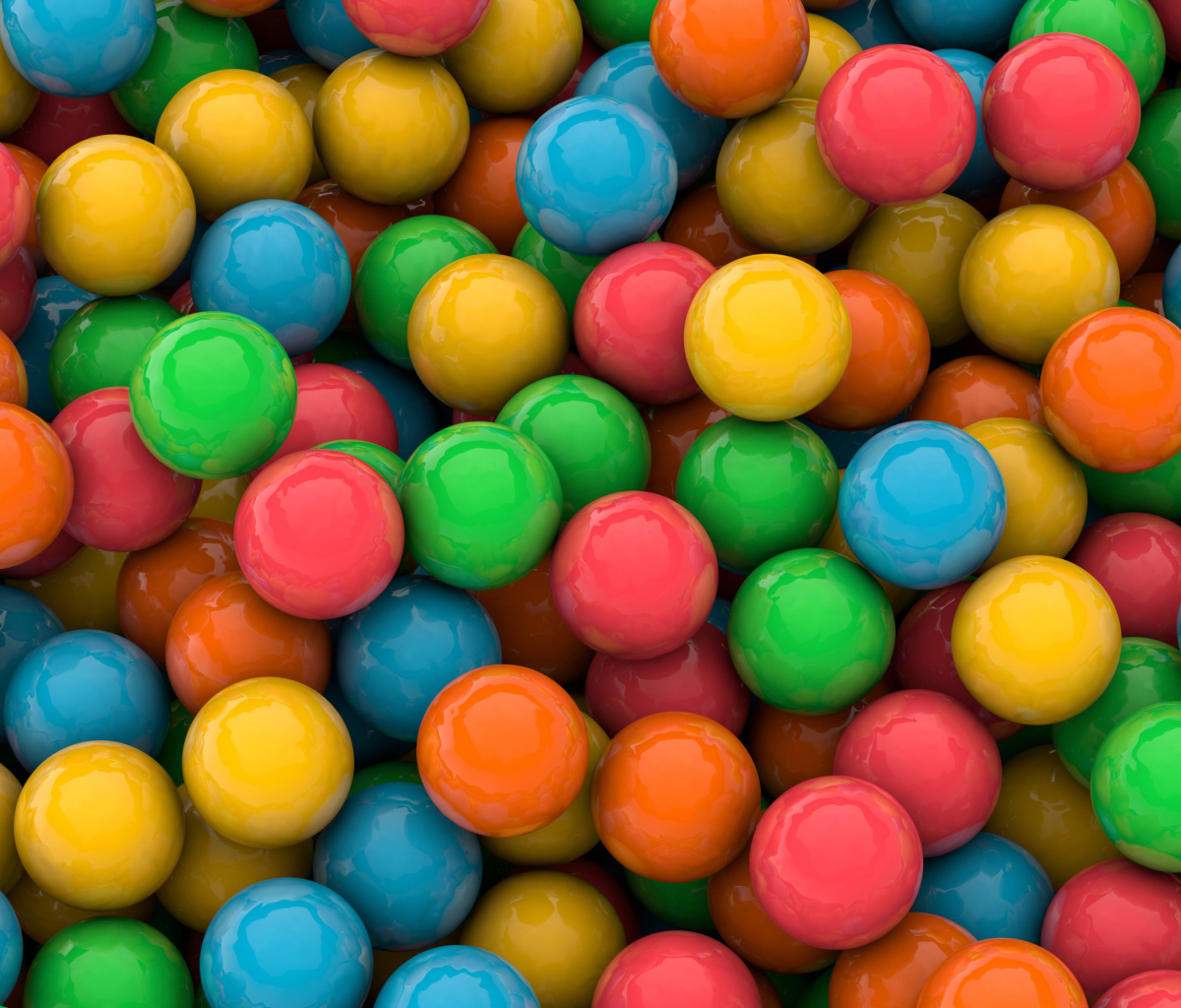 Colorful Candies wallpaper 1200x1024