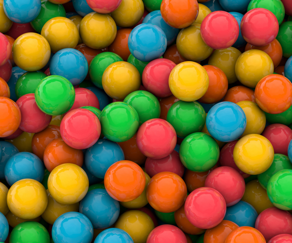 Обои Colorful Candies 960x800