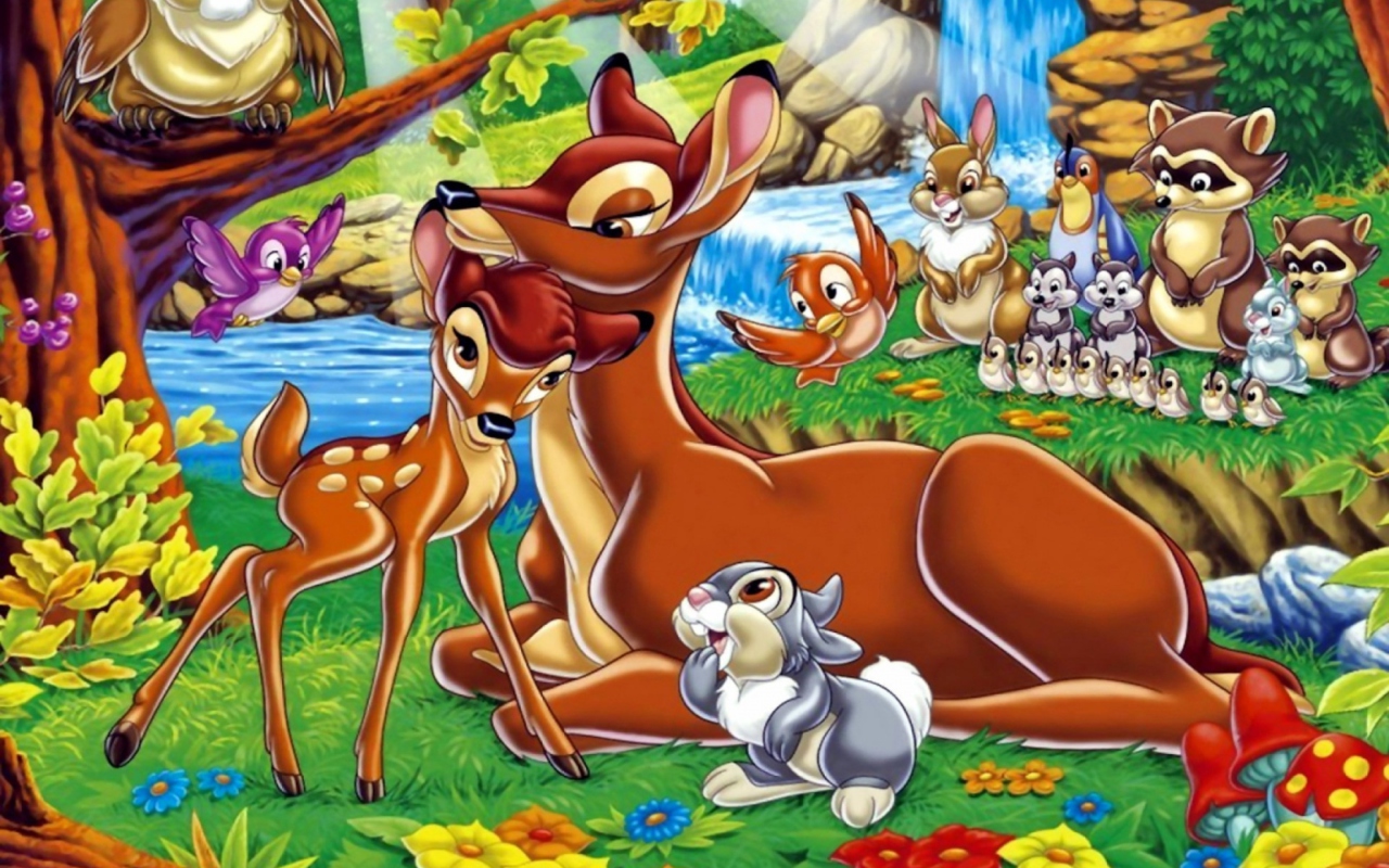 Disney Bambi wallpaper 1280x800