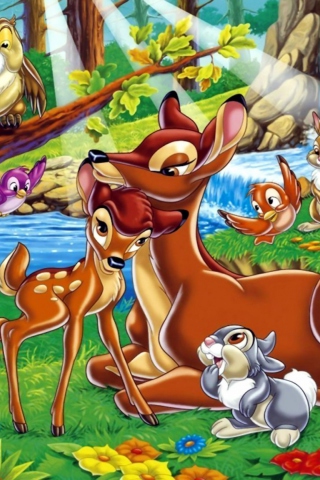 Das Disney Bambi Wallpaper 320x480