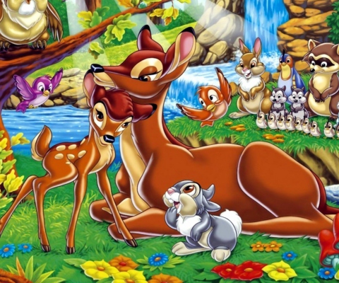 Das Disney Bambi Wallpaper 480x400