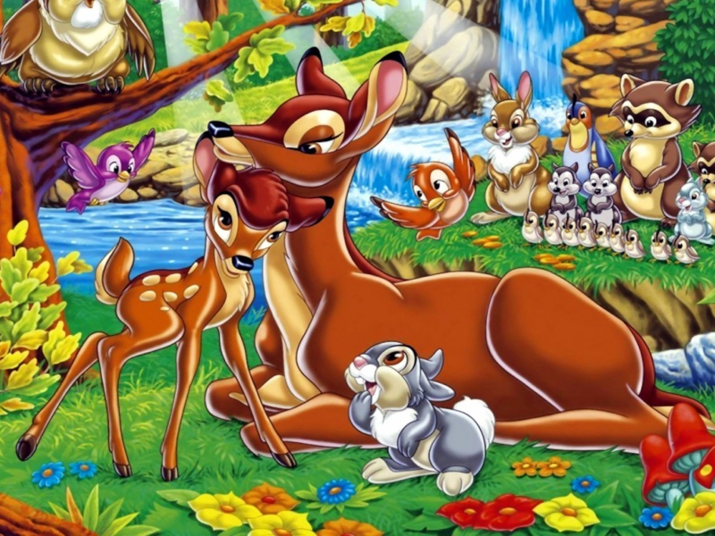 Das Disney Bambi Wallpaper 800x600