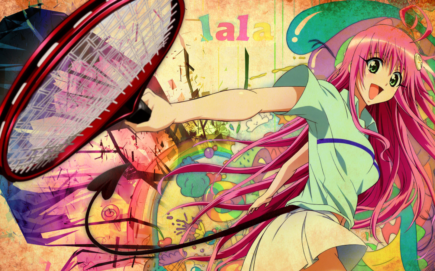 Fondo de pantalla Happy Anime Girl 1440x900