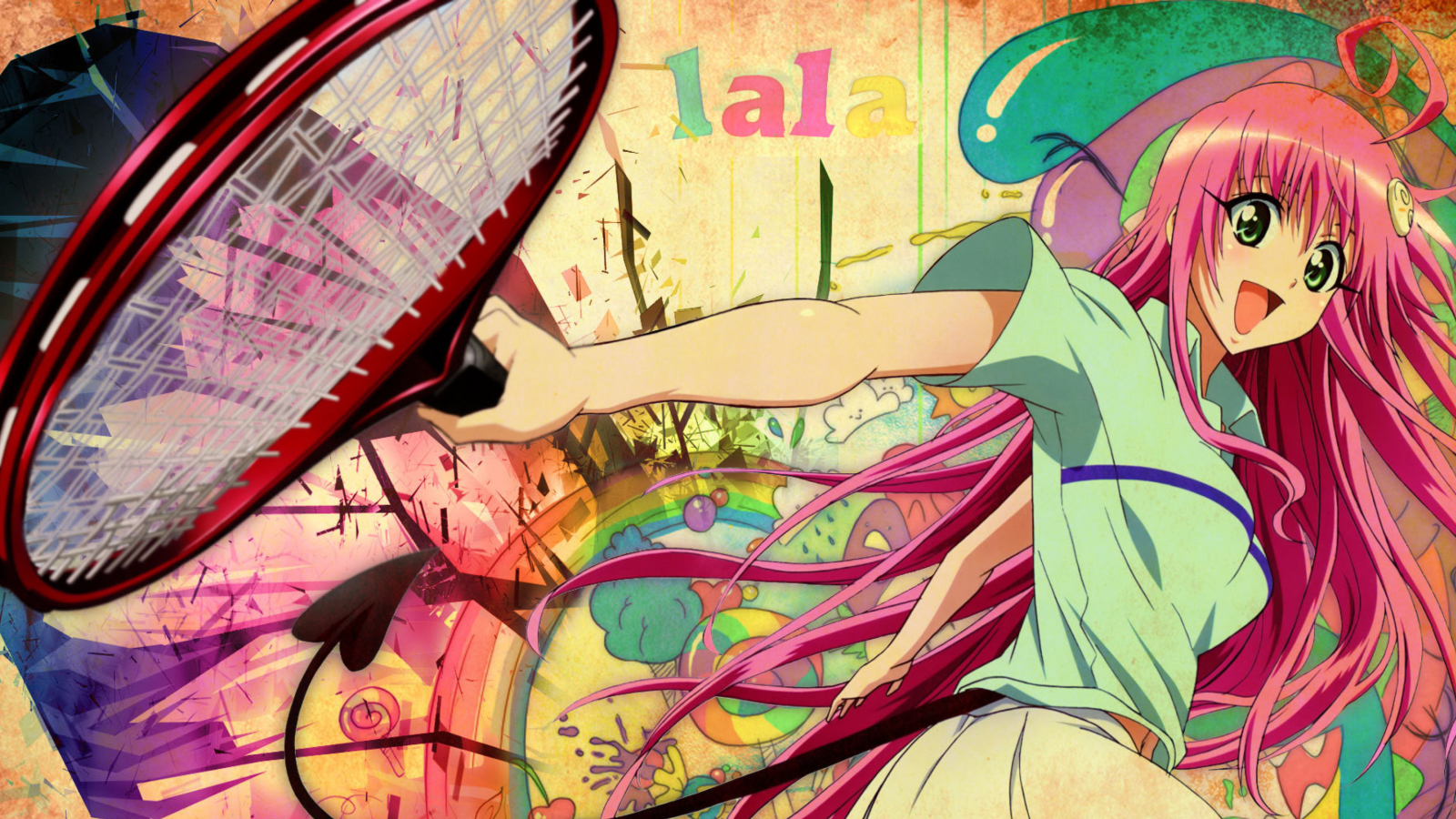 Happy Anime Girl wallpaper 1600x900