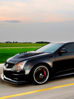 Das Cadillac CTS-V Coupe Wallpaper 240x320