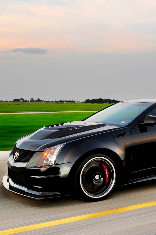 Cadillac CTS-V Coupe wallpaper 640x960