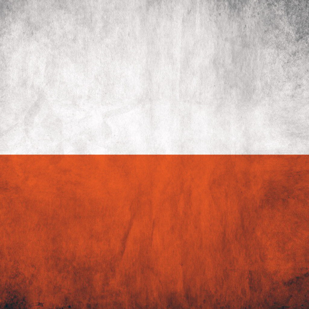 Poland Flag wallpaper 1024x1024