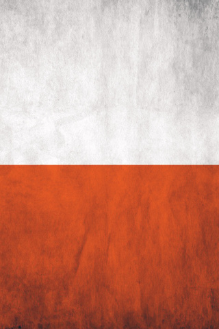 Обои Poland Flag 320x480