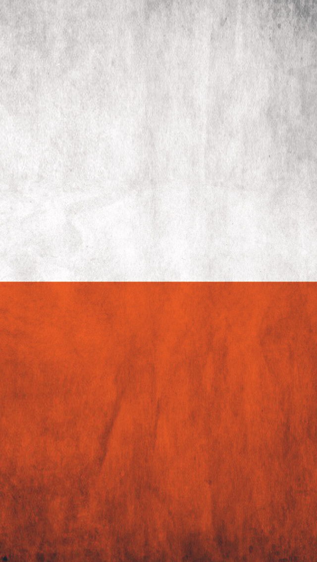 Обои Poland Flag 640x1136