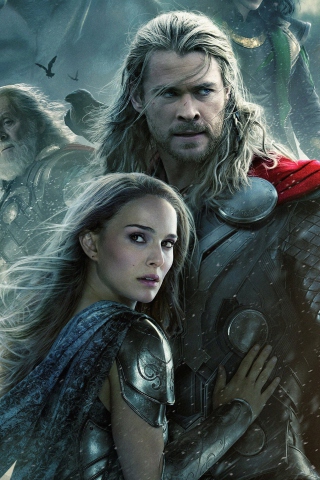 Das Thor 2 The Dark World 2013 Wallpaper 320x480