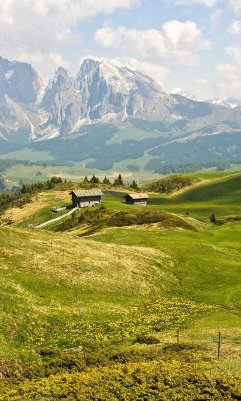The Alps Mountainscape screenshot #1 480x800