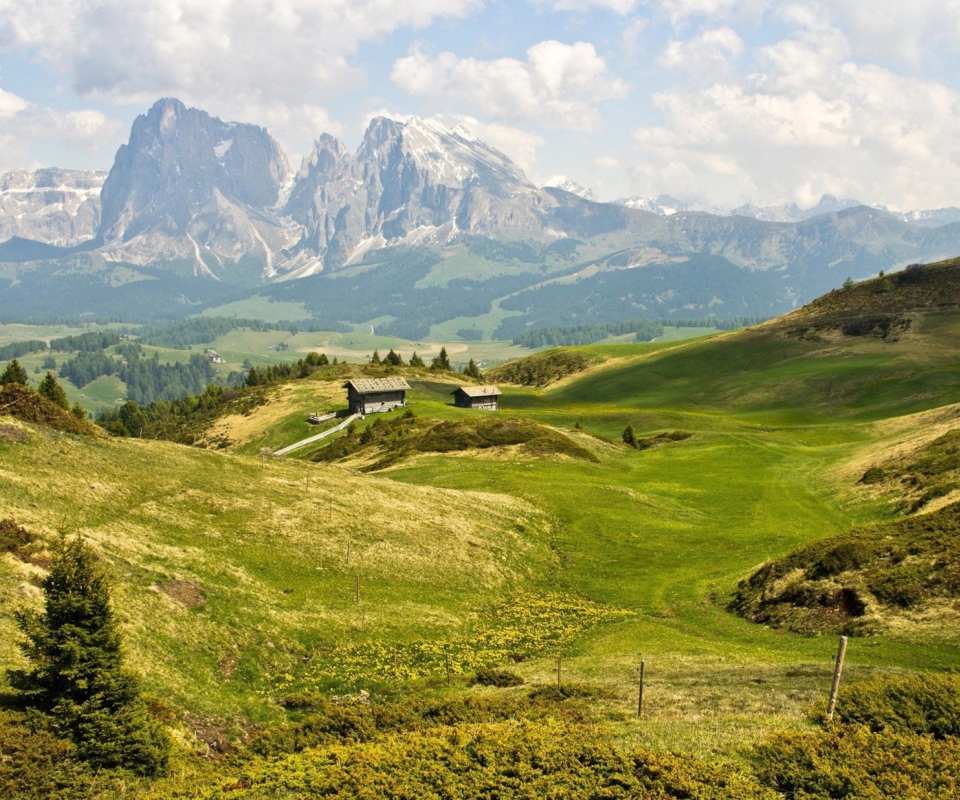 The Alps Mountainscape screenshot #1 960x800