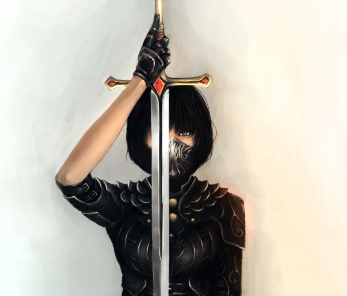 Girl With Sword wallpaper 1200x1024