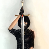 Das Girl With Sword Wallpaper 208x208