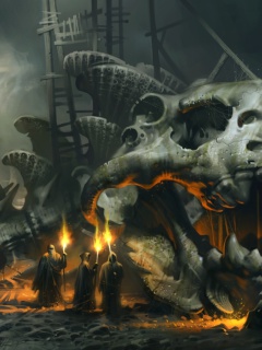 Skeleton Monk screenshot #1 240x320