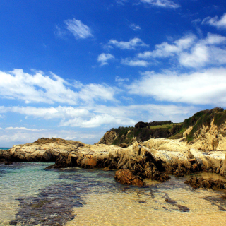 Rocks near Chile coast sfondi gratuiti per 1024x1024