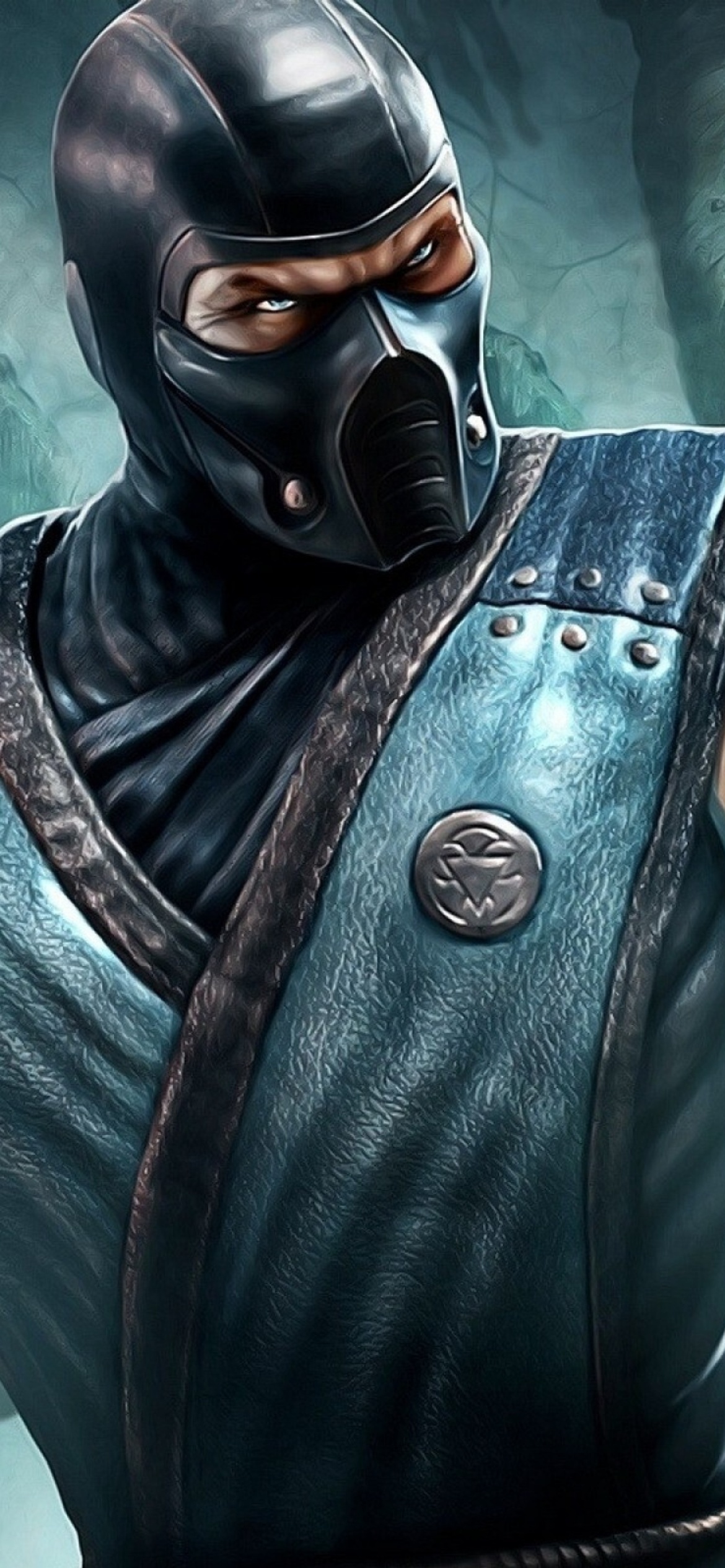 Fondo de pantalla Sub Zero Mortal Kombat 1170x2532