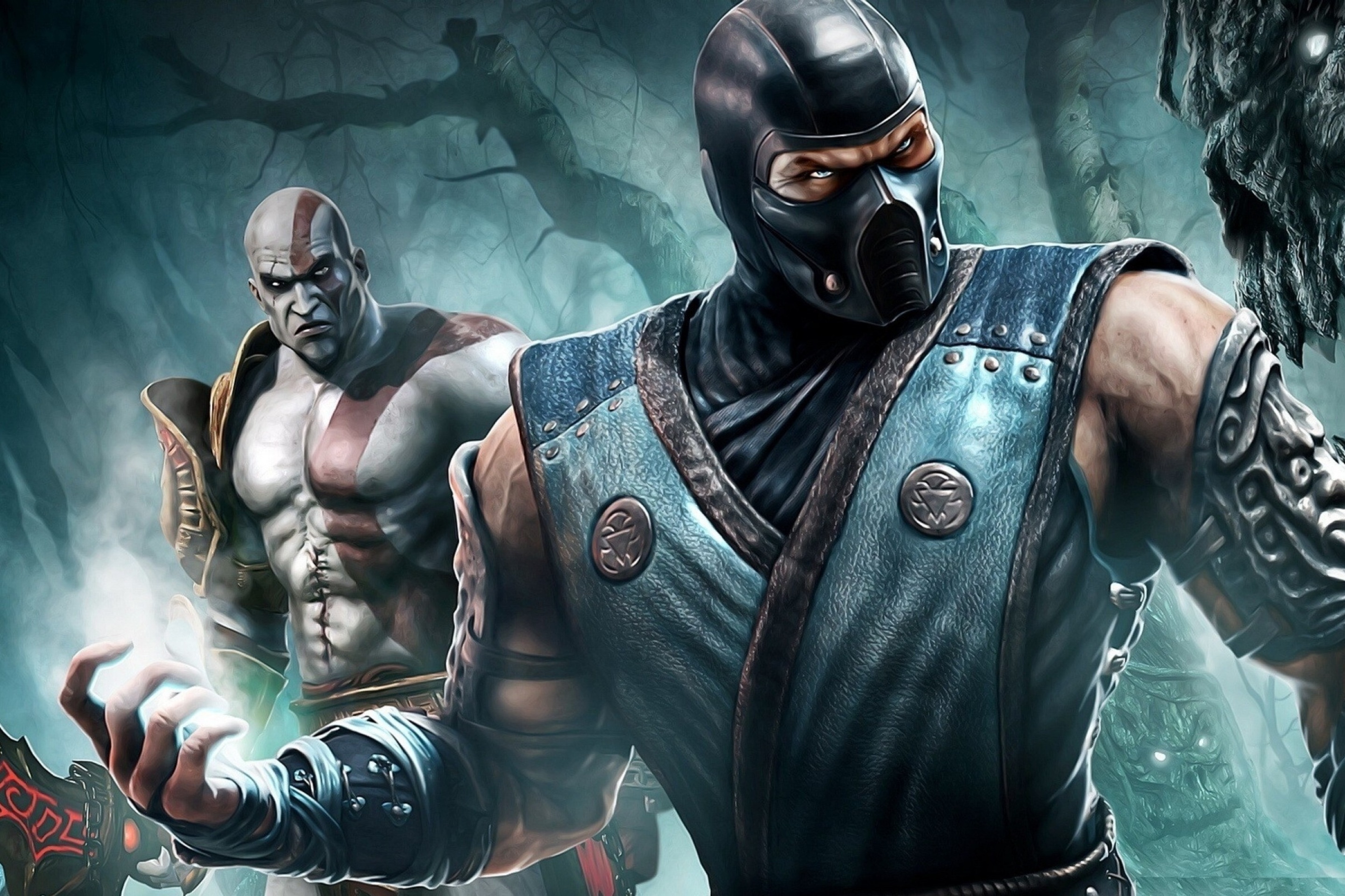 Fondo de pantalla Sub Zero Mortal Kombat 2880x1920