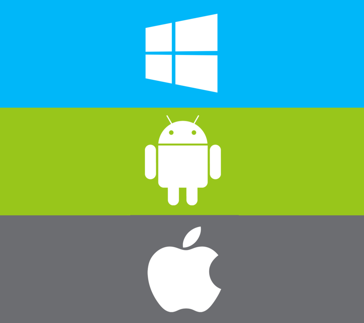 Обои Windows, Apple, Android - What's Your Choice? 1440x1280