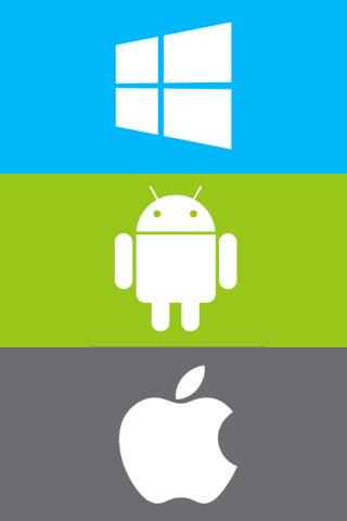Обои Windows, Apple, Android - What's Your Choice? 320x480