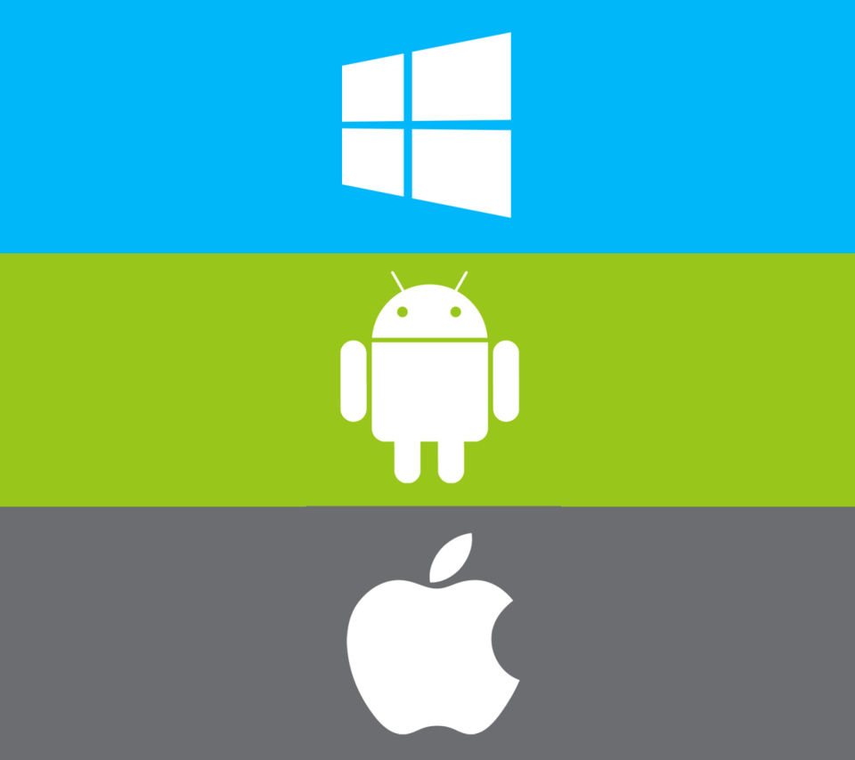 Das Windows, Apple, Android - What's Your Choice? Wallpaper 960x854