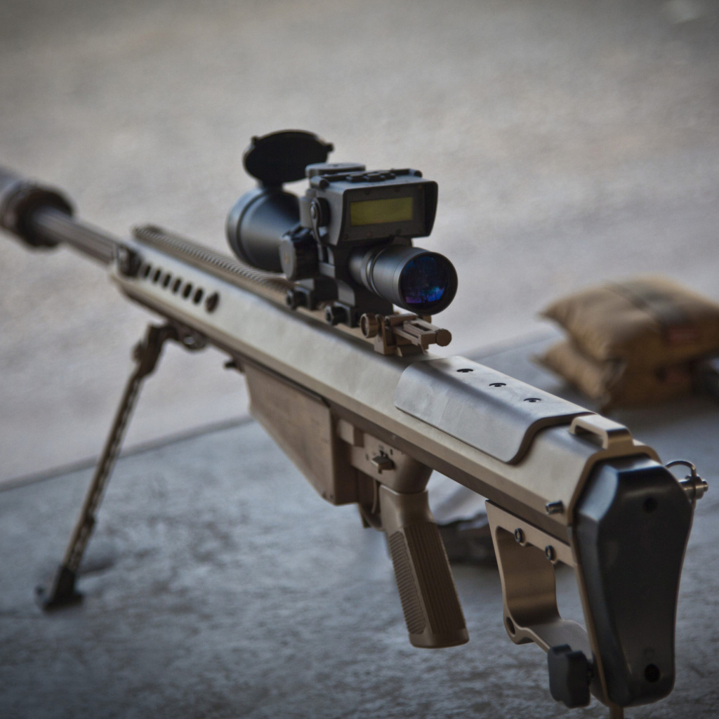 Fondo de pantalla Barrett M82 Sniper rifle 1024x1024