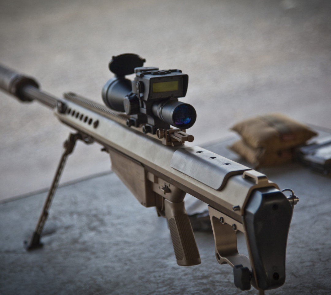 Das Barrett M82 Sniper rifle Wallpaper 1080x960